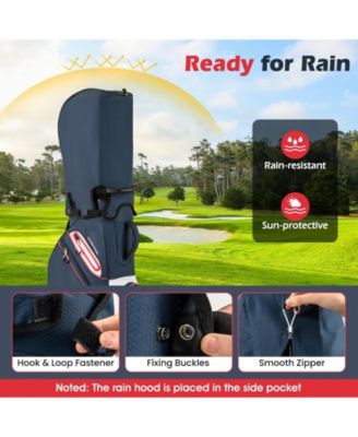 Golf Cart Bag Lightweight Portable Golf Club Organizer Bag