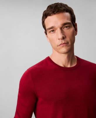 Men's Merino Wool Blend Crewneck Sweater