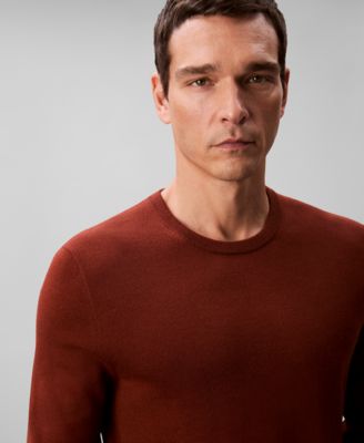 Men's Merino Wool Blend Crewneck Sweater