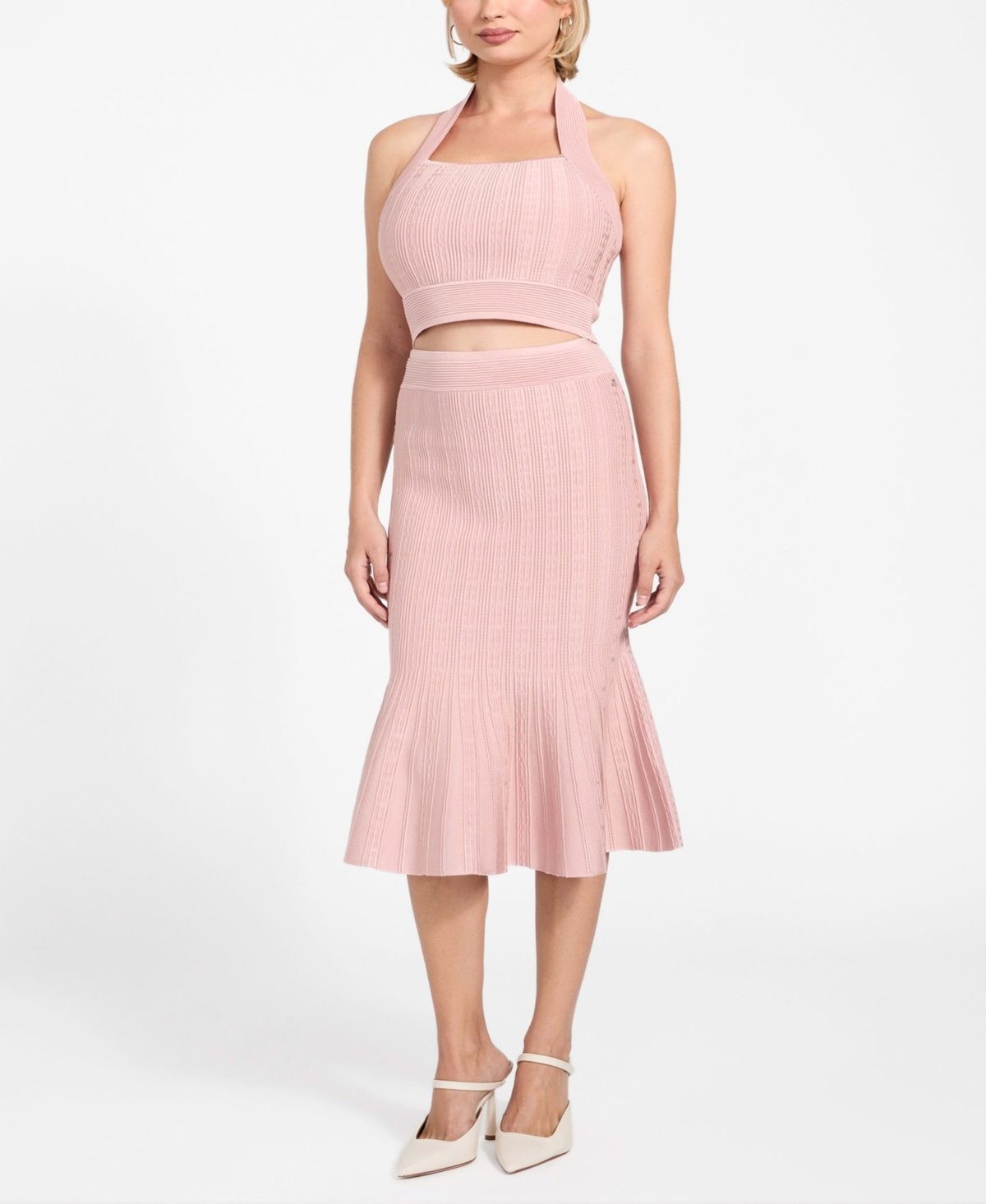 Guess Women's Sofie Pull-on Fit And Flare Skirt