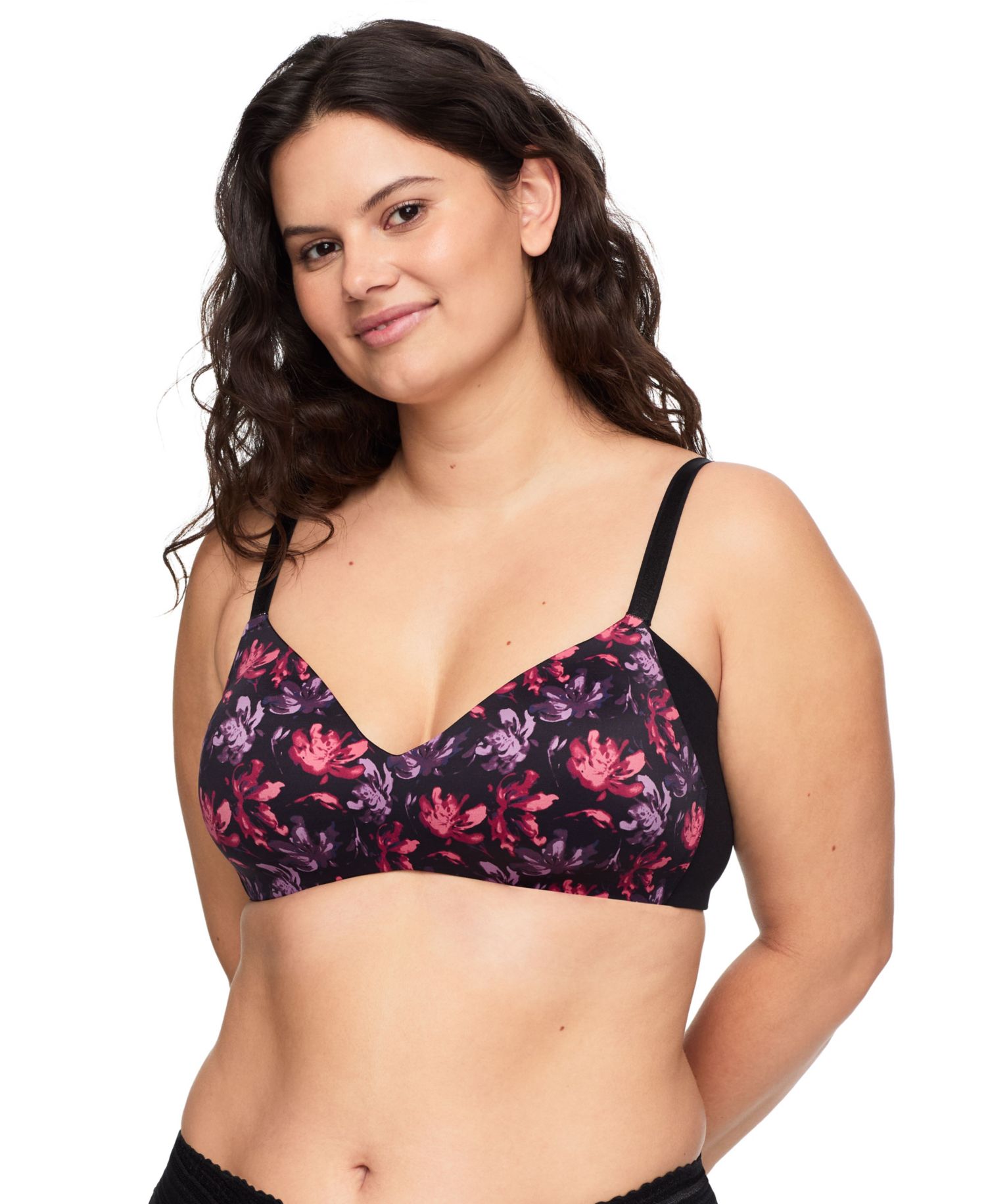 Women's No Side Effects Underarm-Smoothing Wireless Bra RM3061A