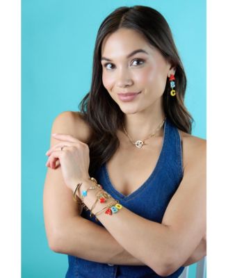 'Teacher's Pet' Multi Charm Toggle Bracelet