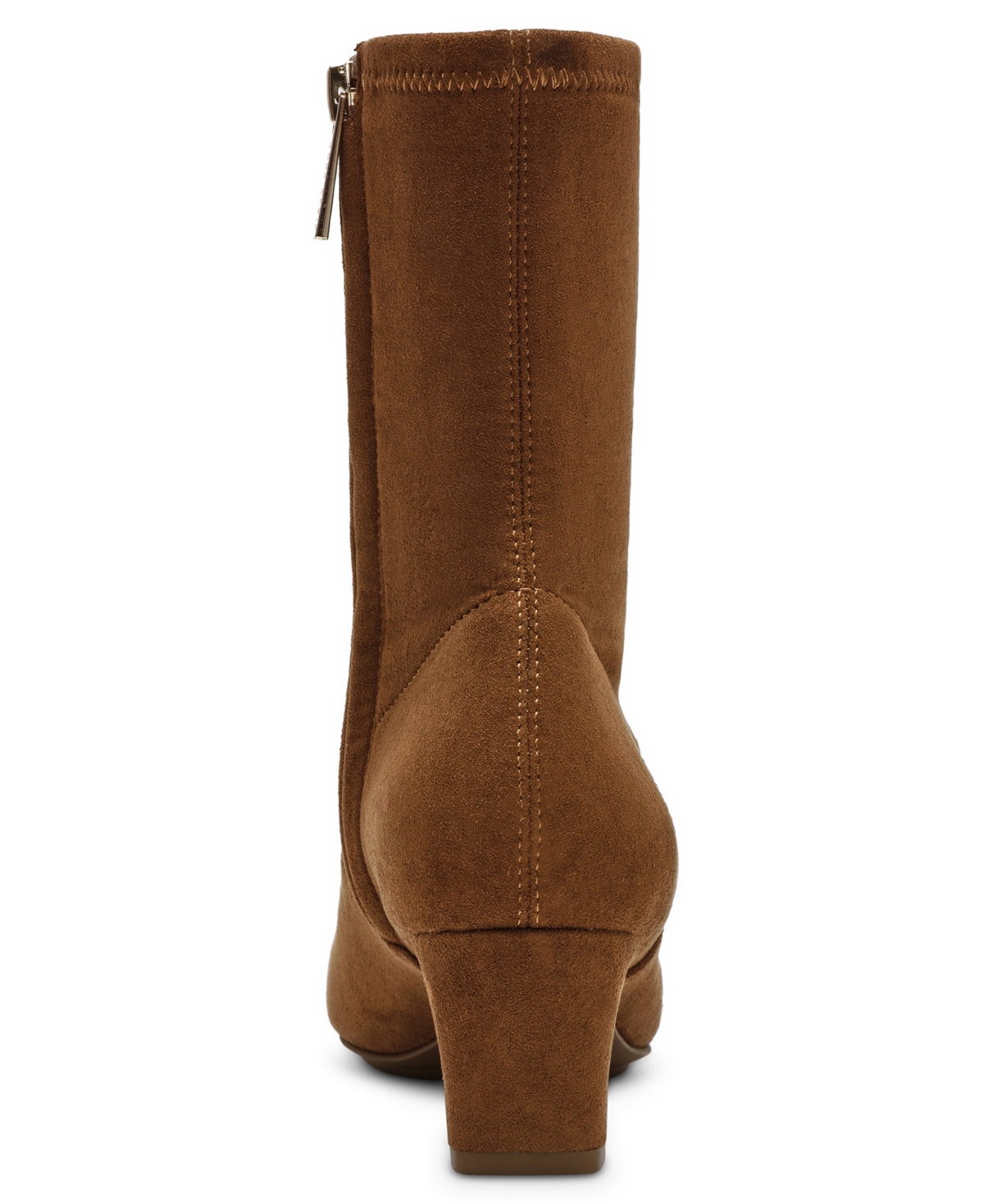 Anne Klein Women's Iga Low Heel Dress Booties In Brown