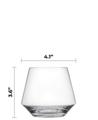 Pure Stemless Wine Tumbler Burgundy 17.1oz - Set of 6