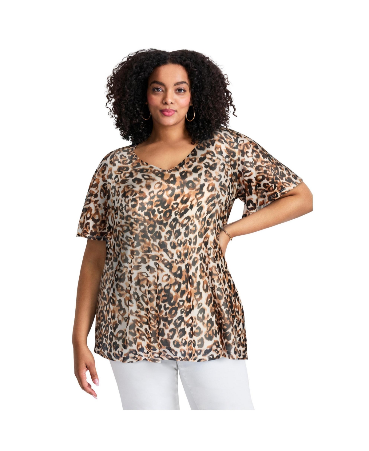 Avenue Women's Mesh Swing Tunic