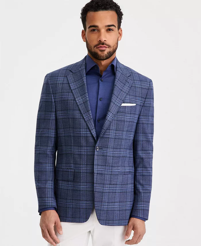 Men's Classic-Fit Plaid Sport Coat - thumbnail 6