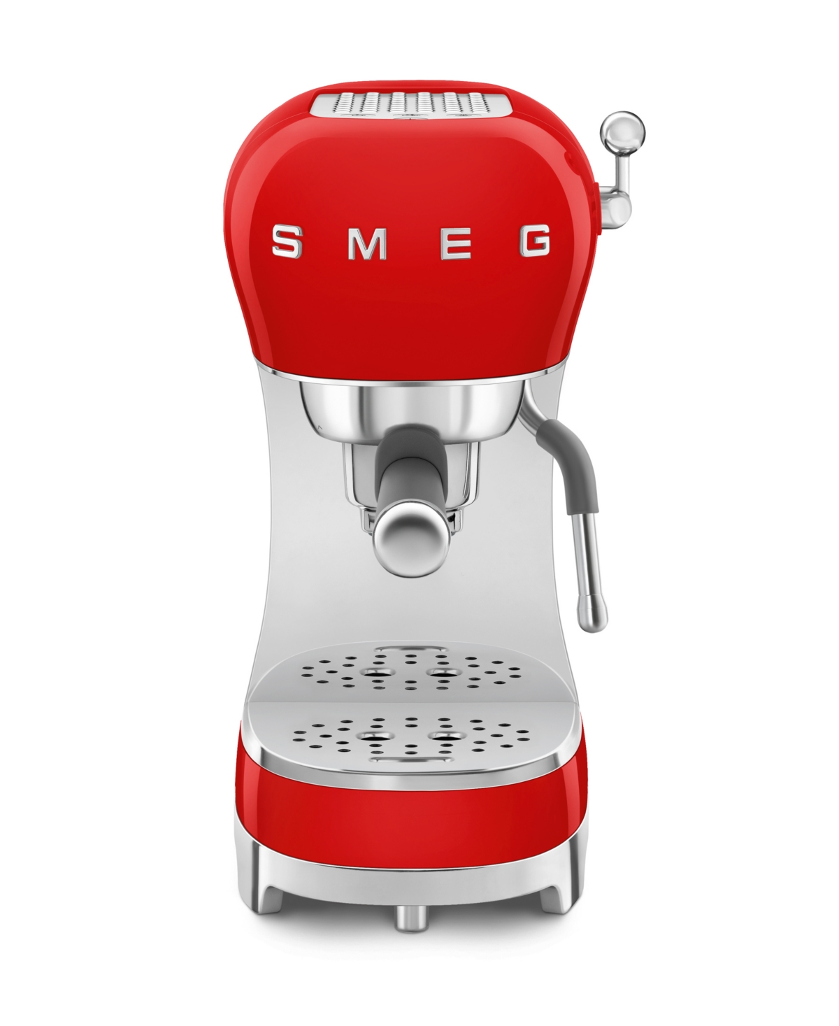 Smeg 50's Retro Style Manual Espresso Machine In Red