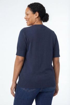 Women's Within Perfect Elbow Length Sleeve Cardigan Sweater