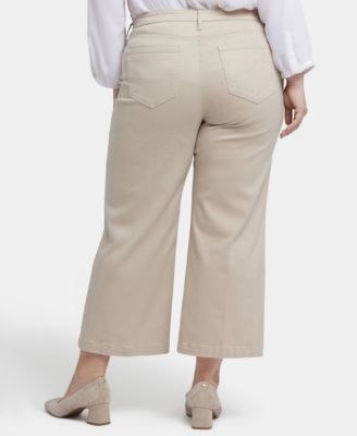 Plus Size Teresa Wide Leg Ankle Jeans