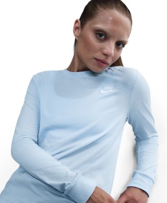 Sportswear Club Women's Cotton Long-Sleeve T-Shirt