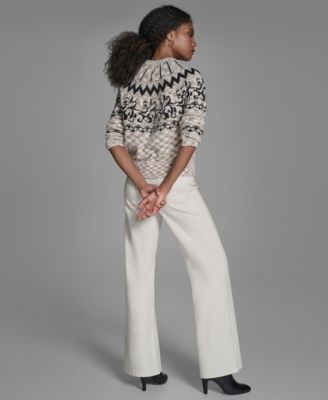 Women's Crewneck Fair Isle Sweater