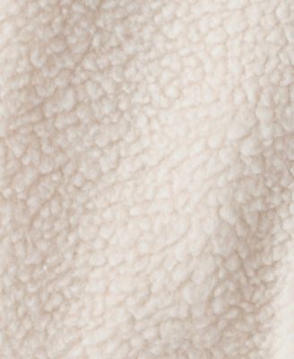 Baby Girls' Color Block Fleece Long-Sleeve Jumpsuit