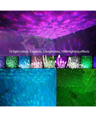 Star Projector Galaxy Light Multiple Colors with Remote & Bluetooth Speaker