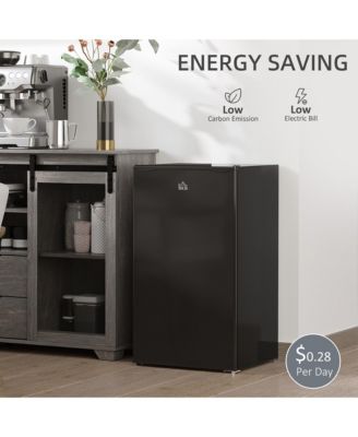 3.2 Cu.Ft Compact Refrigerator with Adjustable Thermostat,