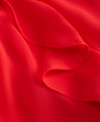 Women's Ruffle-Trim V-Neck Blouse, Macy's Exclusive