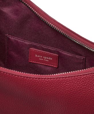 Duo Medium Pebbled Leather Crossbody Bag