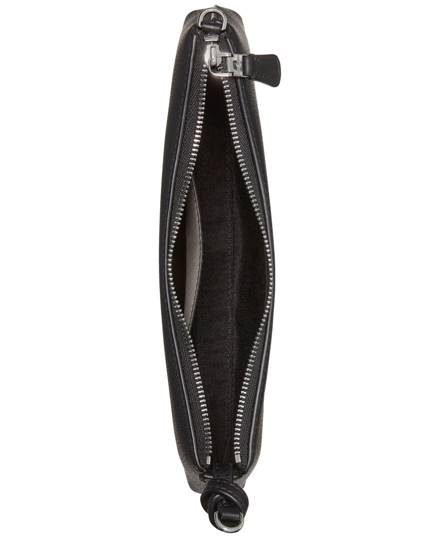 Женская сумка kate spade new york Loop Pebbled Leather Slim Pochette, цвет: Чёрный — фото 6