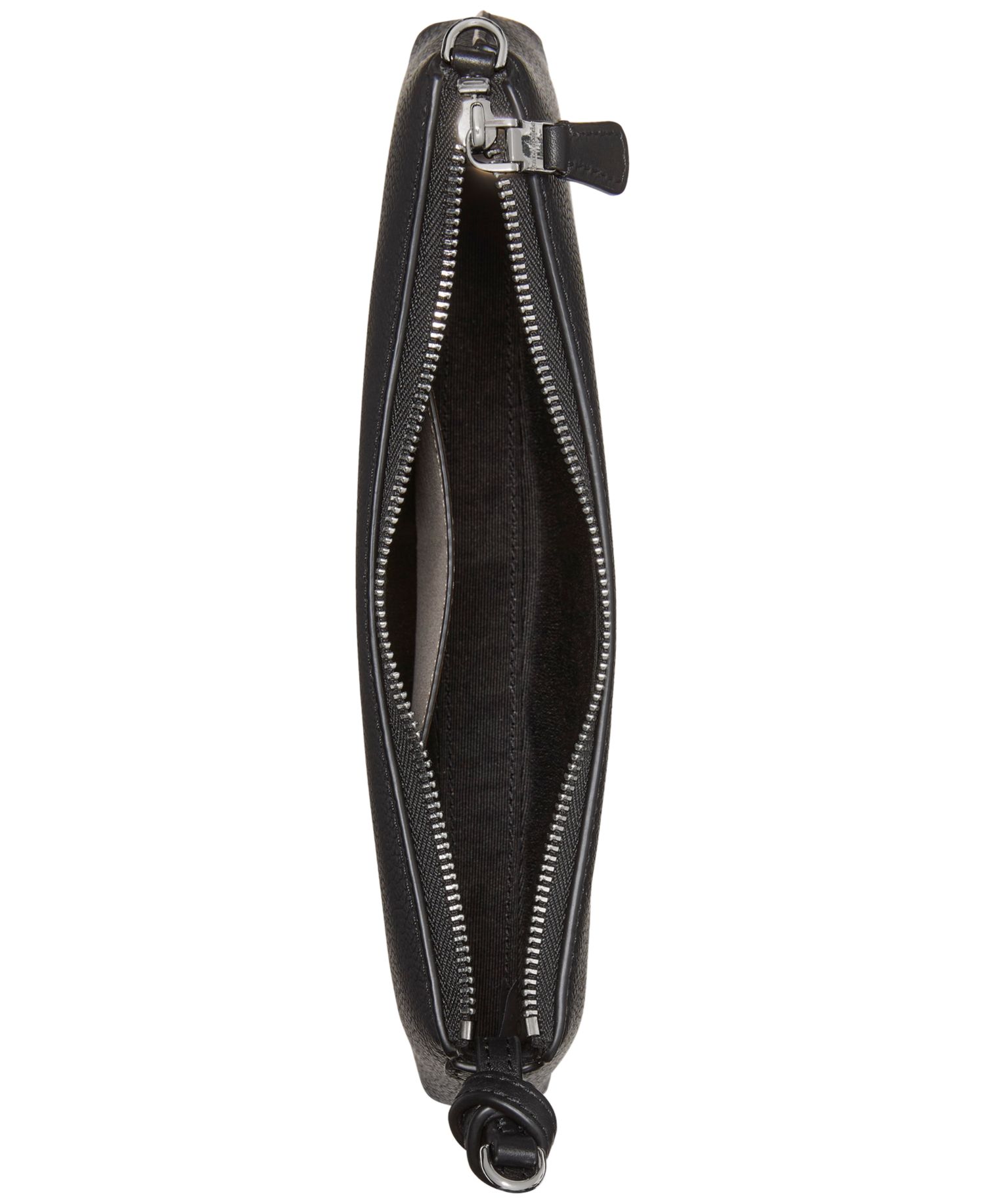 Loop Pebbled Leather Slim Pochette Bag