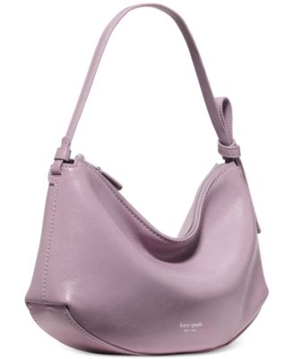 Loop Medium Glazed Leather Shoulder Bag