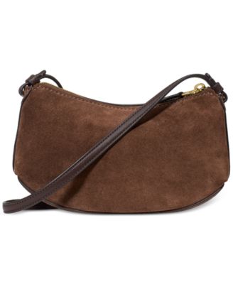 Loop Small Suede Crossbody Bag