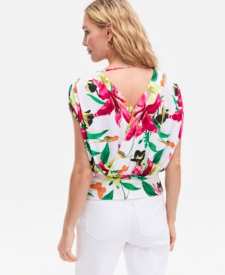 Women's Surplice V-Neck Top, Exclusively at Macy's