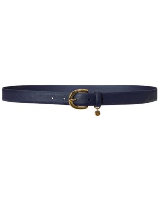Lauren Ralph Lauren - Women's Charm Crosshatch Leather Belt