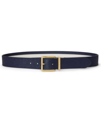 Lauren Ralph Lauren - Women's Two-Tone Reversible Crosshatch Belt
