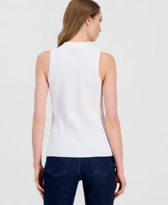 Women's Sleeveless Polo Sweater, Macy's Exclusive
