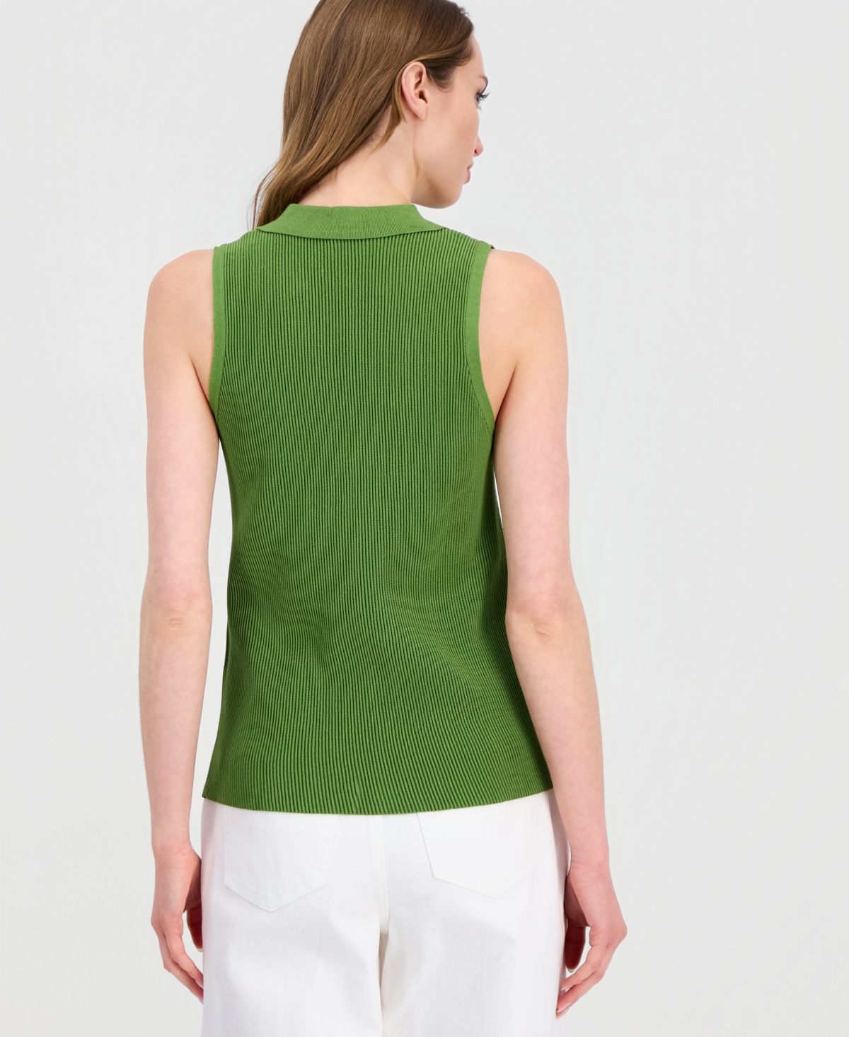 I.n.c. International Concepts Women's Sleeveless Polo Sweater, Macy's Exclusive