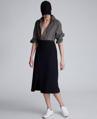 Women's Striped Button Top