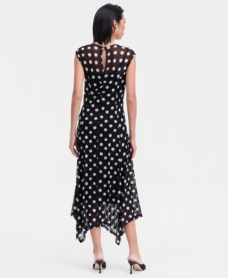 Women's Printed V-Neck Midi Dress, Macy's Exclusive
