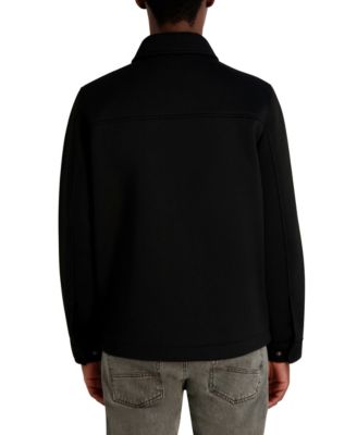 Men's Twill Collared Shirt Jacket