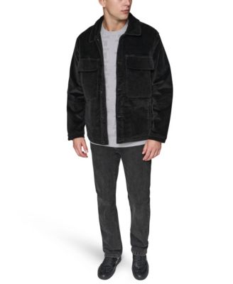 Men's Corduroy Collared Shirt Jacket