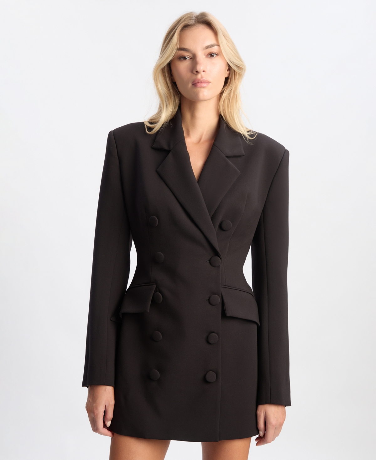 Bardot Women's Serra Hourglass Blazer Dress In Black