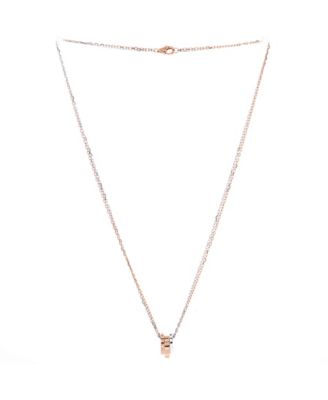 Love 3 Ring Pendant Necklace