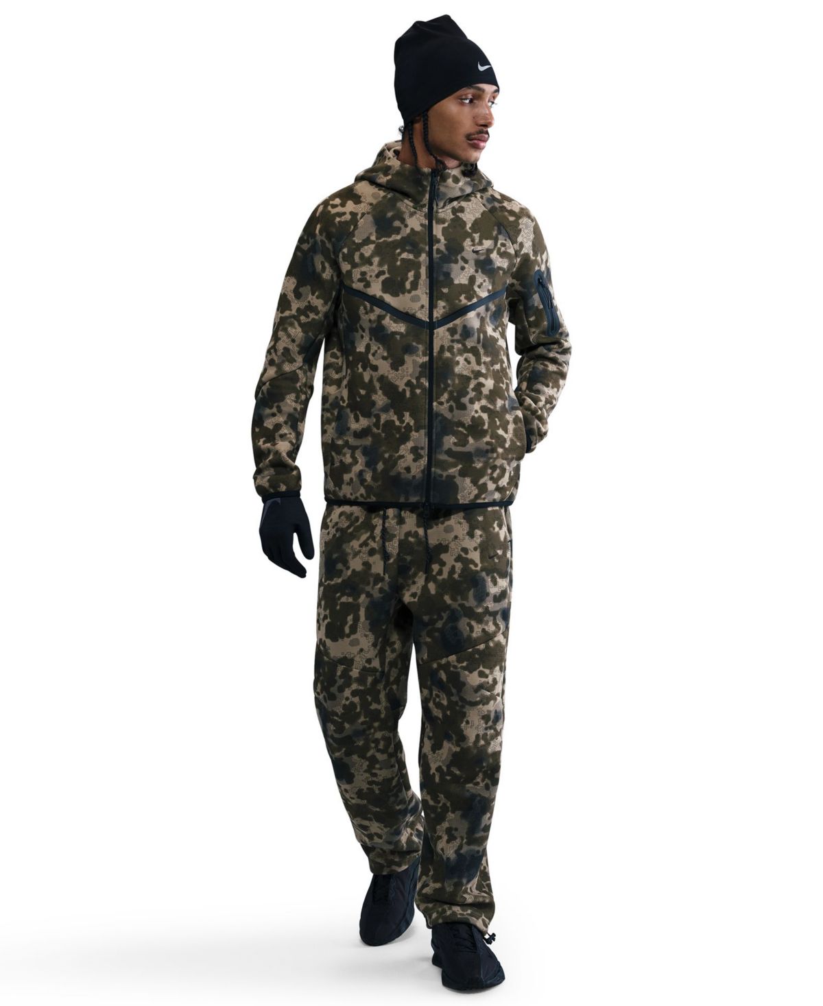 Технологичная мужская флисовая куртка Windrunner на молнии