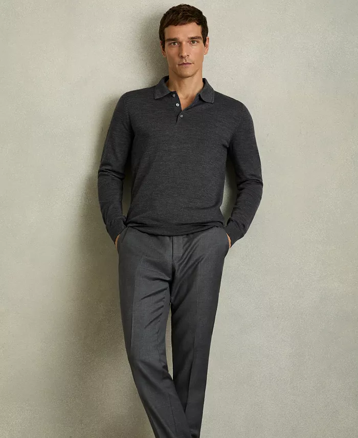 Men's Merino Wool Polo Shirt - thumbnail 8
