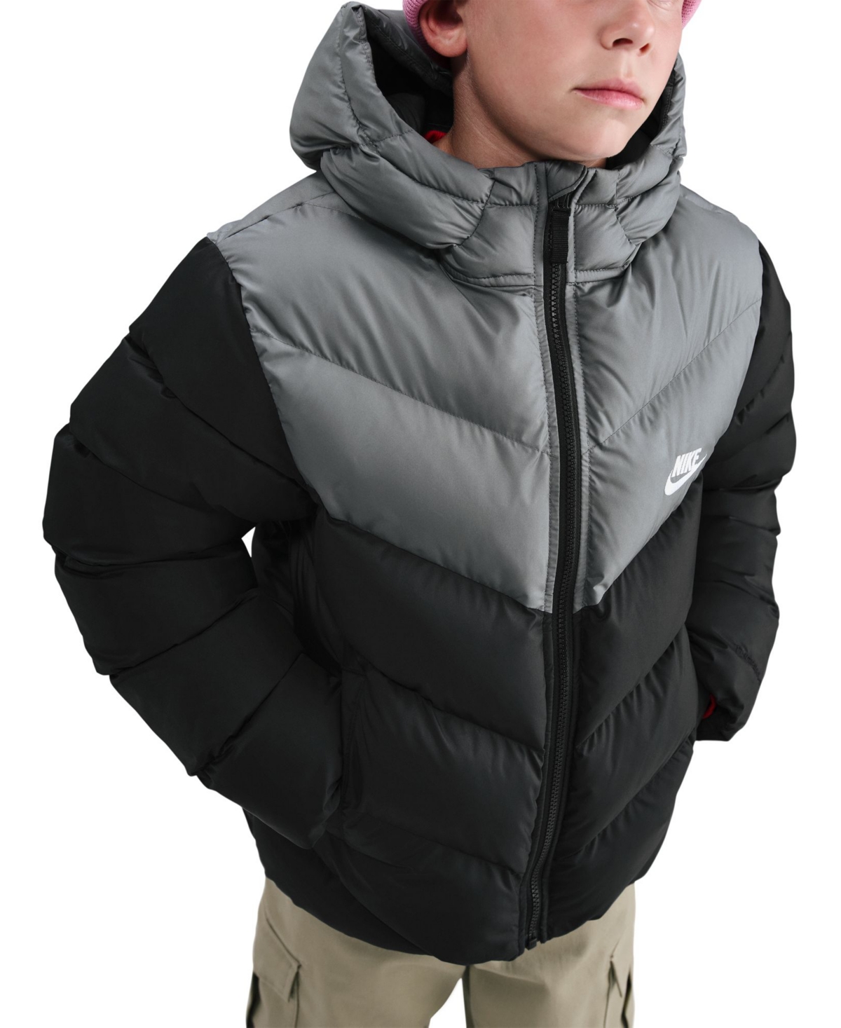 Nike Big Kids All Day Play Therma-fit Loose-Fit Puffer Jacket