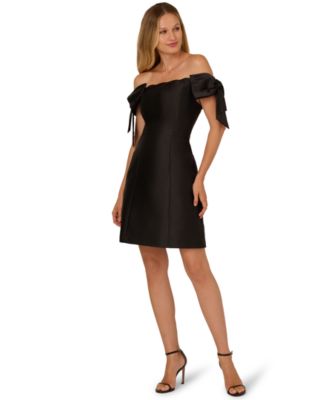 Women's Off-The-Shoulder Bow-Sleeve Dress