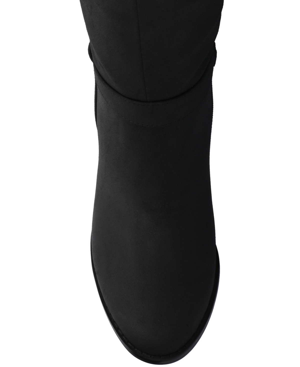 Journee Collection Journee Women's Alyza Over-the-knee Sherpa Boots In Black