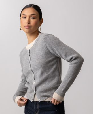 Women's Hutch Double Layer Long-Sleeve Cardigan Sweater