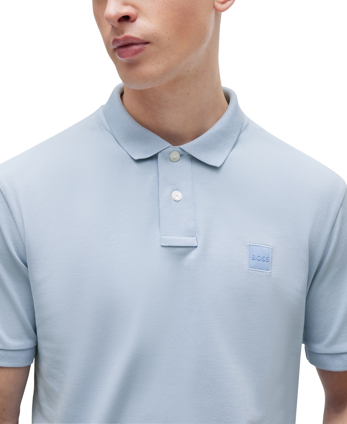 Boss by Hugo Boss Men's Slim-Fit Stretch-Cotton Polo Shirt