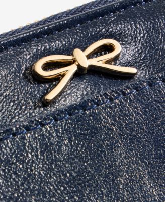 Angii Solid Zip-Around Glazed Wallet, Macy's Exclusive