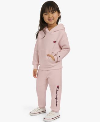 Toddler Girls' Pull-On Hoodie and Joggers, 2-Piece Set