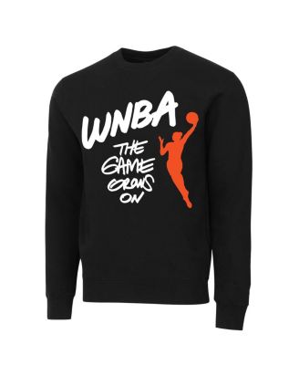 Men's and Women's Black WNBA Statement Pullover Sweatshirt