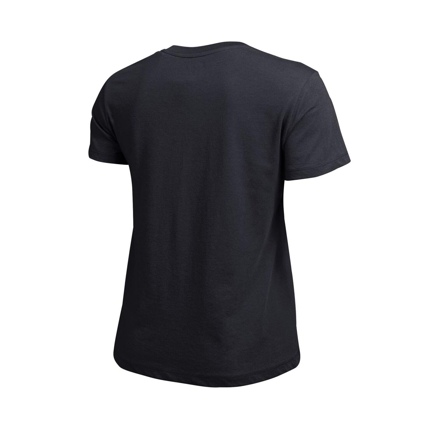 Women's Black Iowa Hawkeyes Arched Over Logo T-Shirt