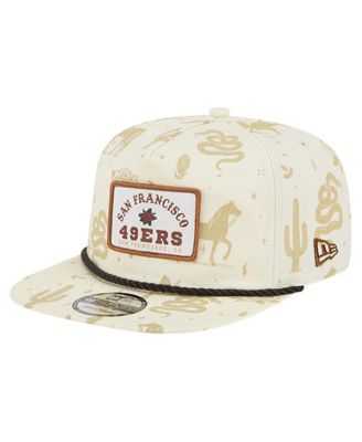 New Era - Men's Cream San Francisco 49ers Desert Rose 19TWENTY Adjustable Hat