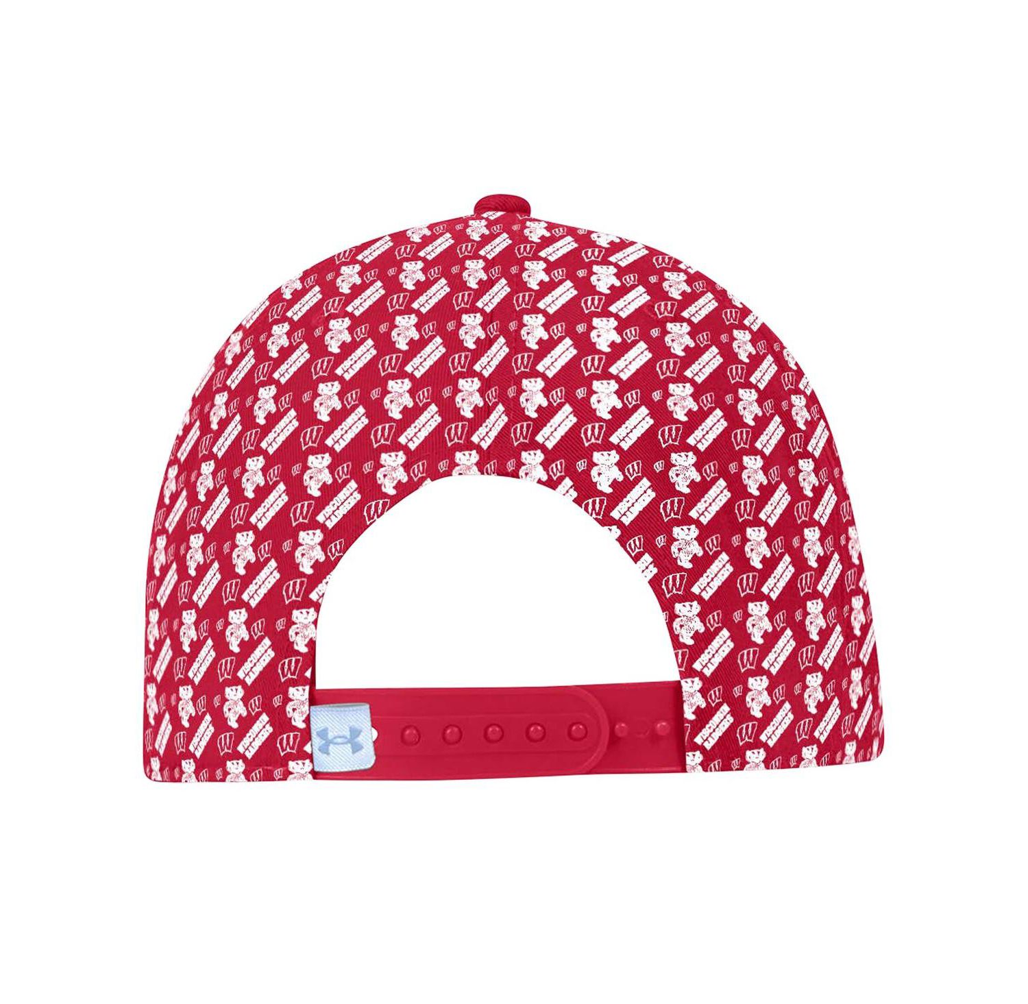 Men's Red Wisconsin Badgers Gameday ArmourFuse Snapback Hat