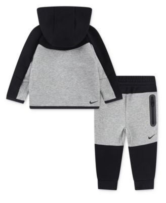 Baby Boys and Girls Long-Sleeve Tech Fleece Hoodie and Pant, 2-Piece Set