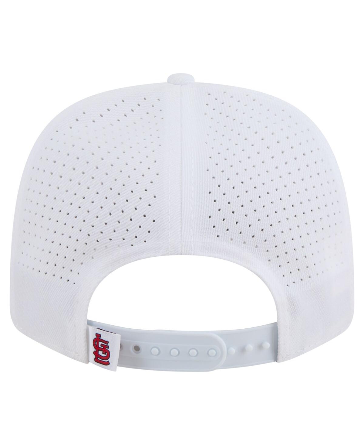 New Era Men's White St. Louis Cardinals Coolera 9seventy Adjustable Hat In White